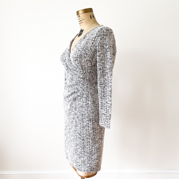 Ralph Lauren Hourglass Tweed Dress - Size 8P - Classic Office - Picture 6 of 11